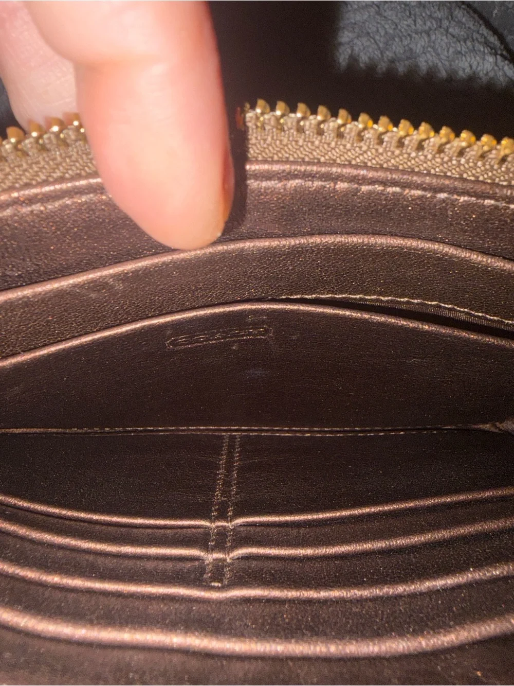 Coach item shown
